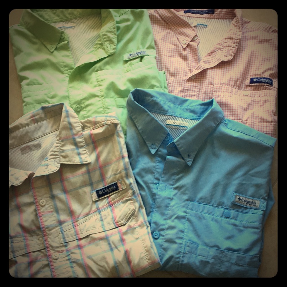 Columbia Men’s short sleeve Polos